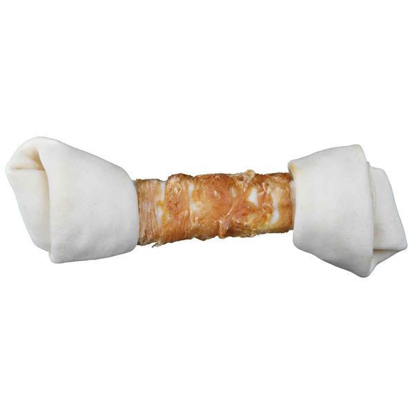 Ласощі Trixie Denta Fun для собак Кісточка для чищення зубів з куркою 25 см 220 г 1111146645 фото