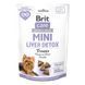 Ласощі Brit Care Mini Treats Liver Detox д/собак малих порід детокс печінки індичка смак чорниця 50 г 1111210202 фото 1
