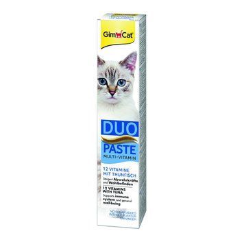 Паста GimCat DUO PASTE Multi-vitamin 12 vitamins with tuna для котів усіх порід 12 вітамінів та тунець 50г 1111183700 фото