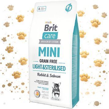 Корм сухий Brit Care Grain Free Mini Light Sterilised для дорослих собак дрібних порід з зайвою вагою або стерілізованих з к 1111148829 фото