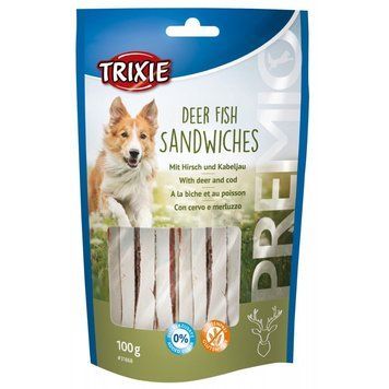 Ласощі Trixie Premio Deer Fish Sandwiches для собак з оленем і рибою 100 г 1111163208 фото