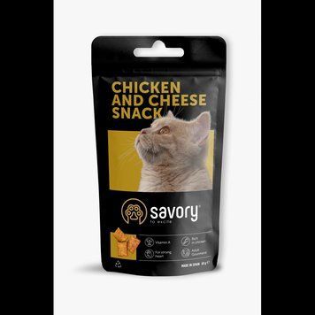 Хрумкі ласощі Savory Cats Snacks Pillows Gourmand with Chicken and Cheese для дорослих вибагливих котів подушечки з куркою т 1111171669 фото