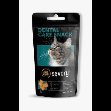 Хрумкі ласощі Savory Cats Snacks Pillows Dental Care для дорослих котів подушечки для здоров я зубів 60 г 1111171670 фото