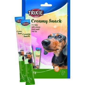 Ласощі Trixie Creamy Snacks для собак з куркою 5 шт х 14 г PL 1111199563 фото