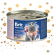 Корм вологий Brit Premium by Nature для котів з куркою та серцем 200 г 1111163309 фото 1