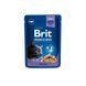 Корм вологий Brit Premium Cat Fish Plate pouches набір паучів для котів рибна тарілка з тріскою, лососем та фореллю 100 г х 1111142415 фото 2