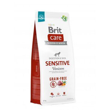 Корм сухий Brit Care Dog Grain-free Sensitive для собак з чутливим травленням беззерновий з олениною 12 кг 1111173390 фото