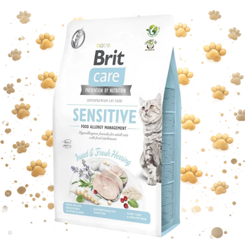 Корм сухий Brit Care Cat Grain Free Insect для дорослих котів з харчовою непереносимістю з комахами та рибою 2 кг 1111167491 фото