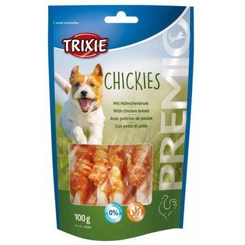 Ласощі Trixie Premio Chickies для собак збагачені кальцієм з куркою 100 г 1111134916 фото