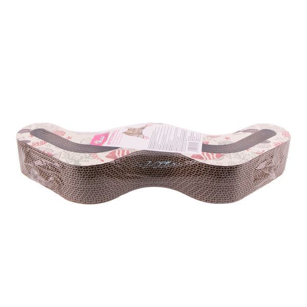 Дряпка Eastland для котів Хвиля з котячою м ятою паперова 49,5х15х7 см 1111170219 фото