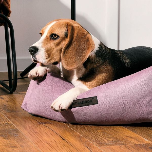 Лежак Pet Fashion Bond №1 для собак ліловий 60х50х18 см 1111166419 фото