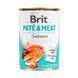 Корм вологий Brit Care Pate and Meat для дорослих собак з лососем 400 г 1111151334 фото 1