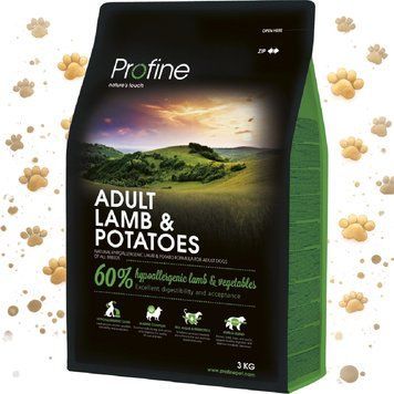 Корм сухий Profine Adult Lamb для дорослих собак усіх порід з ягнятиною та картоплею 3 кг 1111145687 фото