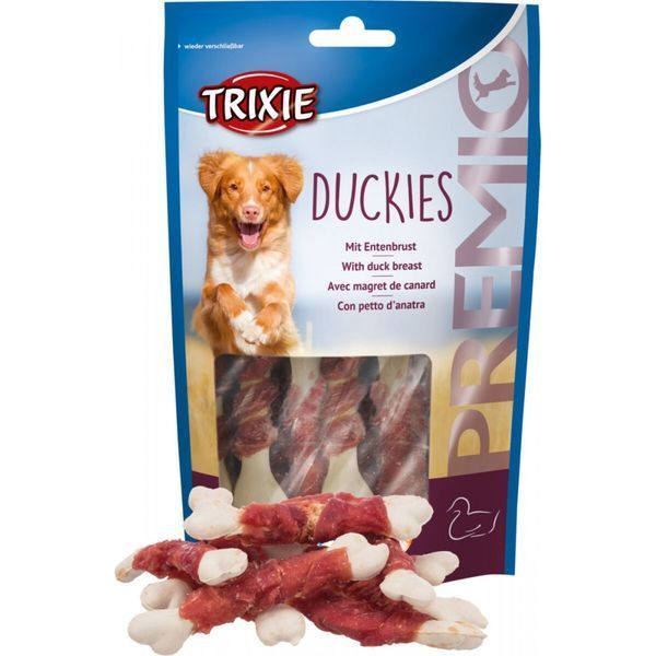 Ласощі Trixie Premio Duckies для собак кісточки з качкою 100 г 1111129084 фото
