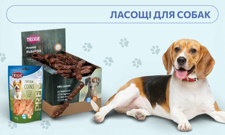 Ласощі для собак 