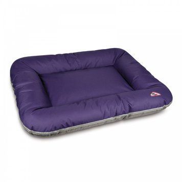 Лежак Pet Fashion Askold 4 для собак фіолетовий/сірий 80x60x13 см 1111170227 фото