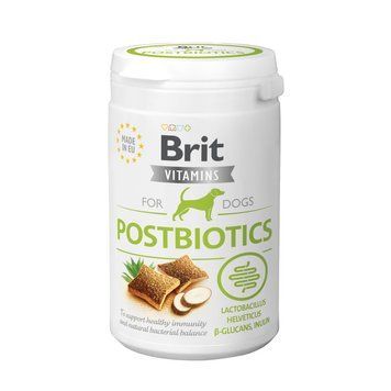 Вітаміни Brit Vitamins Postbiotics для дорослих собак для підтримки імунітету та нормалізації травлення з куркою 150 г 1111174821 фото