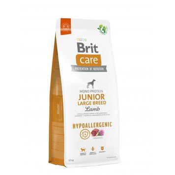 Корм сухий Brit Care Dog Hypoallergenic Junior Large Breed для молодих собак великих порід гіпоалергенний з ягням 12 кг 1111173365 фото