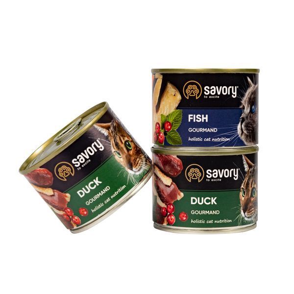 Набор Savory 2кг Утка + консервы 600г 1111168069 фото