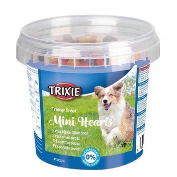 Ласощі Trixie Trainer Snack Mini Hearts для собак з куркою ягням та лососем 200 г 1111139733 фото