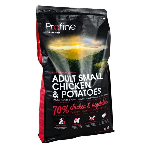 Корм сухий Profine Adult Small для дорослих собак дрібних порід вагою 1-10 кг з куркою та картоплею 10 кг 1111145695 фото