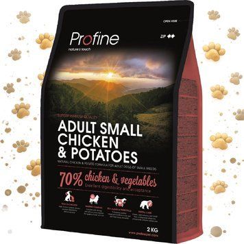 Корм сухий Profine Adult Small для дорослих собак дрібних порід вагою 1-10 кг з куркою та картоплею 2 кг 1111145696 фото