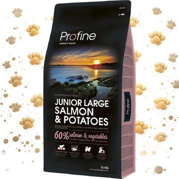 Корм сухий Profine Junior Large Breed для цуценят та молодих собак великих порід вагою від 25 кг з лососем та картоплею 15 к 1111145702 фото