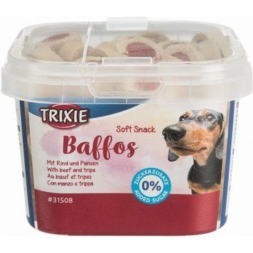 Ласощі Trixie Soft Snack Baffos для собак з яловичиною відро 140 г 1111136545 фото