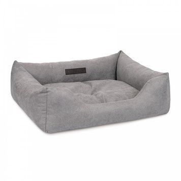 Лежак Pet Fashion Denver №1 для собак сірий 60х50х18 см 1111171995 фото