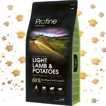 Корм сухий Profine Light Lamb для дорослих собак з надмірною вагою з ягнятиною та картоплею 15 кг 1111145704 фото