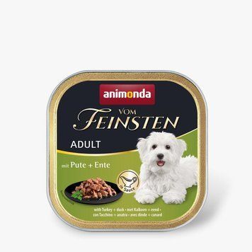 Корм вологий Animonda Vom Feinsten delicious sauce Adult with Turkey + duck для собак з індичкою і качкою 150г 1111183466 фото