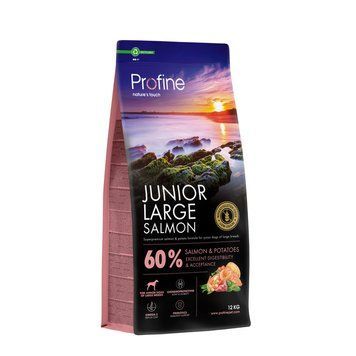 Корм сухий Profine Junior Large Salmon and Potatoes д/цуценят і юніорів великих порід лосось і картопля 12 кг 1111185932 фото