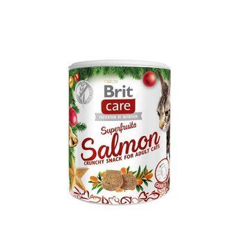 Ласощі Brit Care Superfruits Snack Christmas д/котів хрусткі Різдвяні лосось і обліпиха 100 г 1111170893 фото