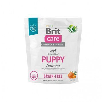 Корм сухий Brit Care Dog Grain-free Puppy для цуценят беззерновий з лососем 1 кг 1111173374 фото