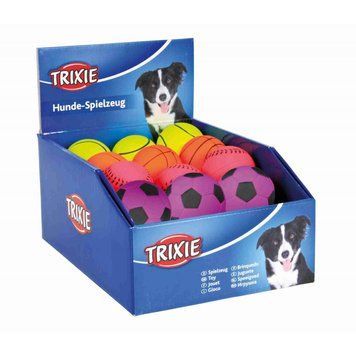Іграшка Trixie для собак М яч Неон ассорті поролон 6 см 3280 фото