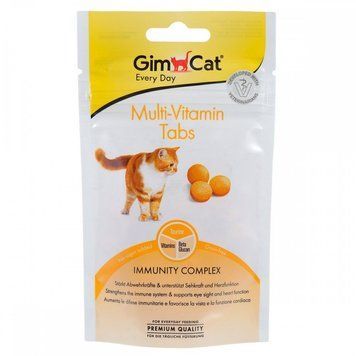 Вітаміни GimCat Every Day Multivitamin для котів для підвищення імунітету 40 г 1111153596 фото