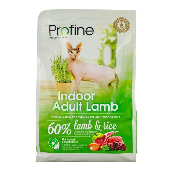 Корм сухий Profine Cat Indoor для дорослих котів, що живуть у приміщенні, з ягнятиною та рисом 2 кг 1111145717 фото