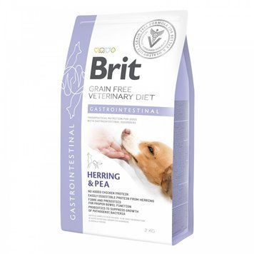 Корм сухий Brit Grain Free VetDiet Dog Gastrointestinal для дорослих собак з порушенням травлення з оселедцем лососем та гор 1111151945 фото