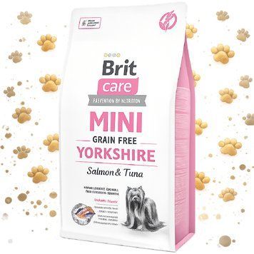 Корм сухий Brit Care Grain Free Mini Yorkshire для йоркширських тер&rsquo;єрів з лососем та тунцем 7 кг 1111148823 фото