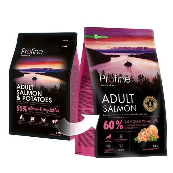Корм сухий Profine Salmon and Potatoes д/собак лосось і картопля 3 кг 1111186009 фото
