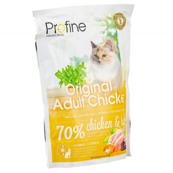Корм сухий Profine Cat Original Adult для дорослих котів усіх порід з куркою та рисом 300 г 1111145724 фото
