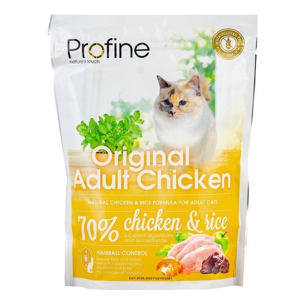 Корм сухий Profine Cat Original Adult для дорослих котів усіх порід з куркою та рисом 300 г 1111145724 фото