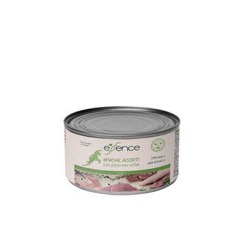 Вологий корм Essence для дорослих собак м ясне асорті 200 г 1111168520 фото