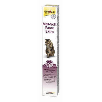 Паста GimCat Every Day Malt-Soft Paste Extra для котів для виведення шерсті зі шлунку 100 г 667 фото