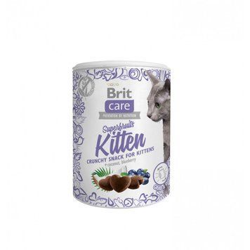 Ласощі Brit Care Superfruits Kitten д/кошенят від 6 тижнів з куркою кокосом та чорницею 100 г 1111176208 фото