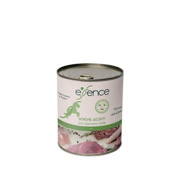 Влажный корм для взрослых собак Essence мясное ассорти, 800 г 1111168521 фото