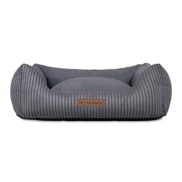 Лежак Pet Fashion DEVID для собак темно-сірий 62*50*19 1111214886 фото