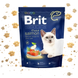 Корм сухий Brit Premium Cat by Nature Adult Salmon для дорослих котів з лососем 300 г 1111167460 фото 1