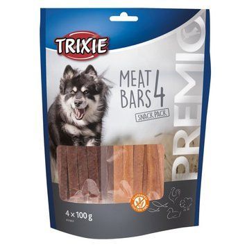 Ласощі Trixie Premio 4 Meat Bars для собак з куркою качкою бараниною та лососем 4х100 г 1111156271 фото