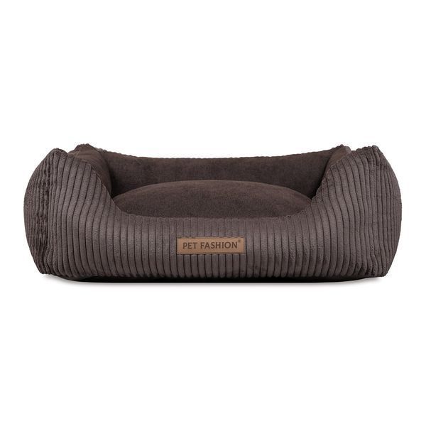 Лежак Pet Fashion DEVID для собак шоколадний 62*50*19 1111214887 фото